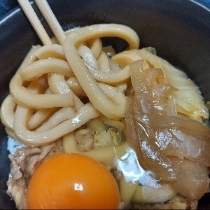 すき焼きを手軽に丼で♡